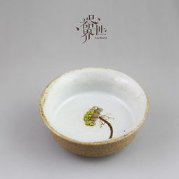 精品茶具 原創(chuàng)手繪粗陶茶盞系列 小茶器,大世界