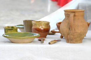 中世紀時代,表,陶,鍋,年份,菜肴,廚房,裝飾,工藝品,容器,元素,玻璃,兵馬俑,罐,瓶,中間年齡,羅馬帝國